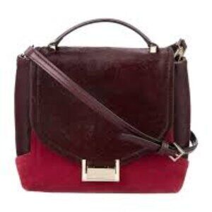 Kate Spade Calf Hair & Leather Micro-Sheet Satchel Crossbody.